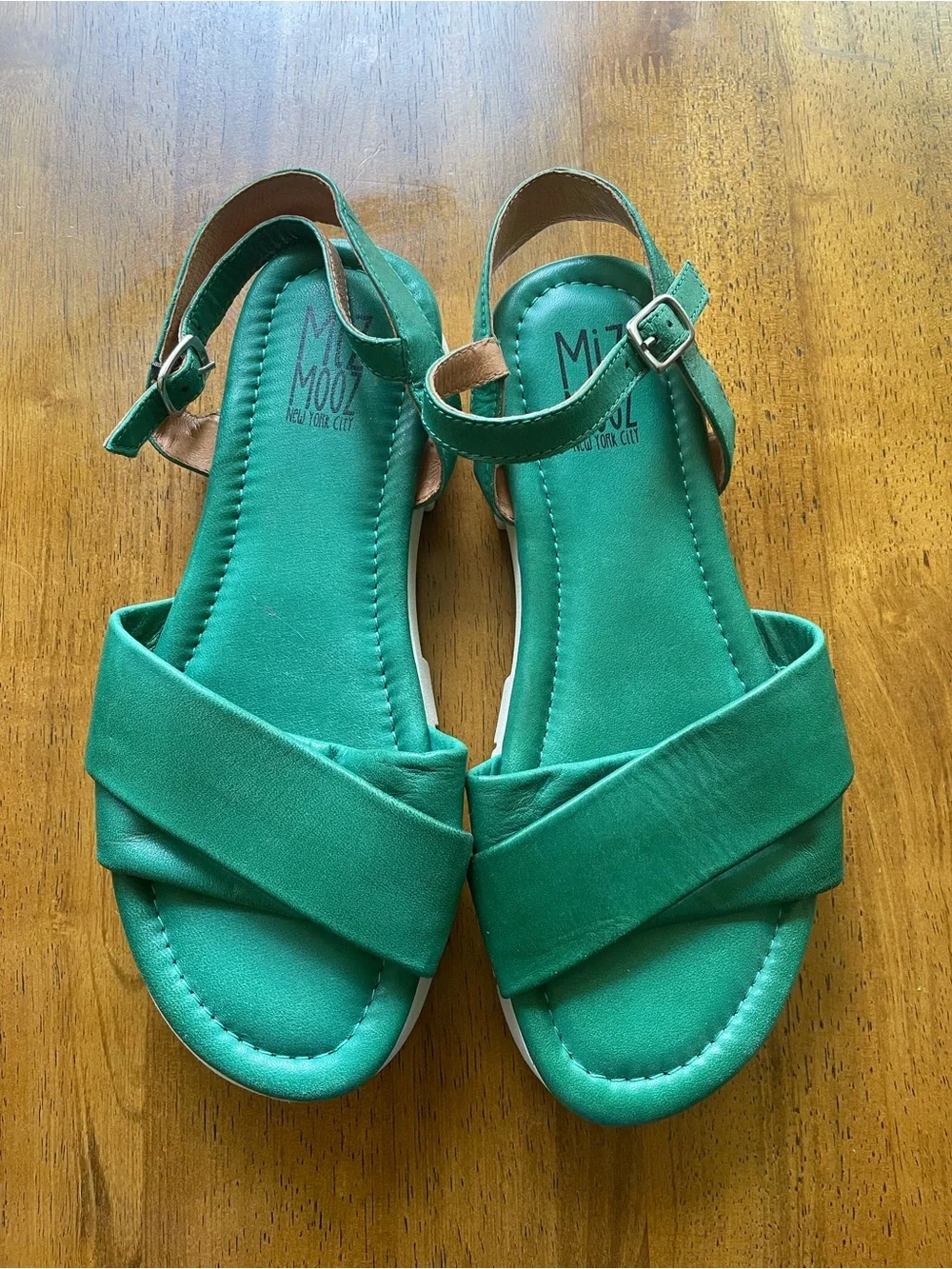 Miz Mooz Green Sandals